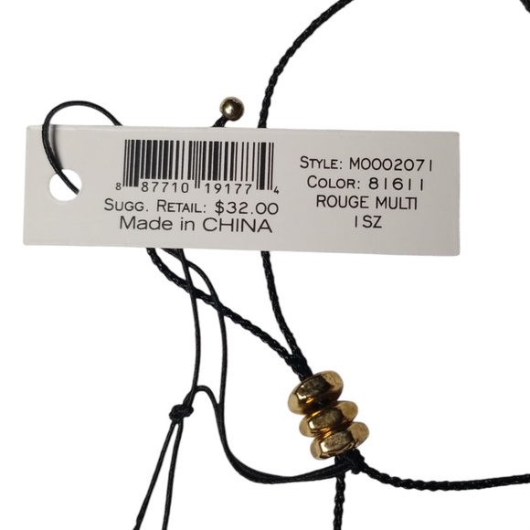 Marc by Marc Jacobs‎ Slide Friendship Bracelet with Charm - Picture 5 of 6